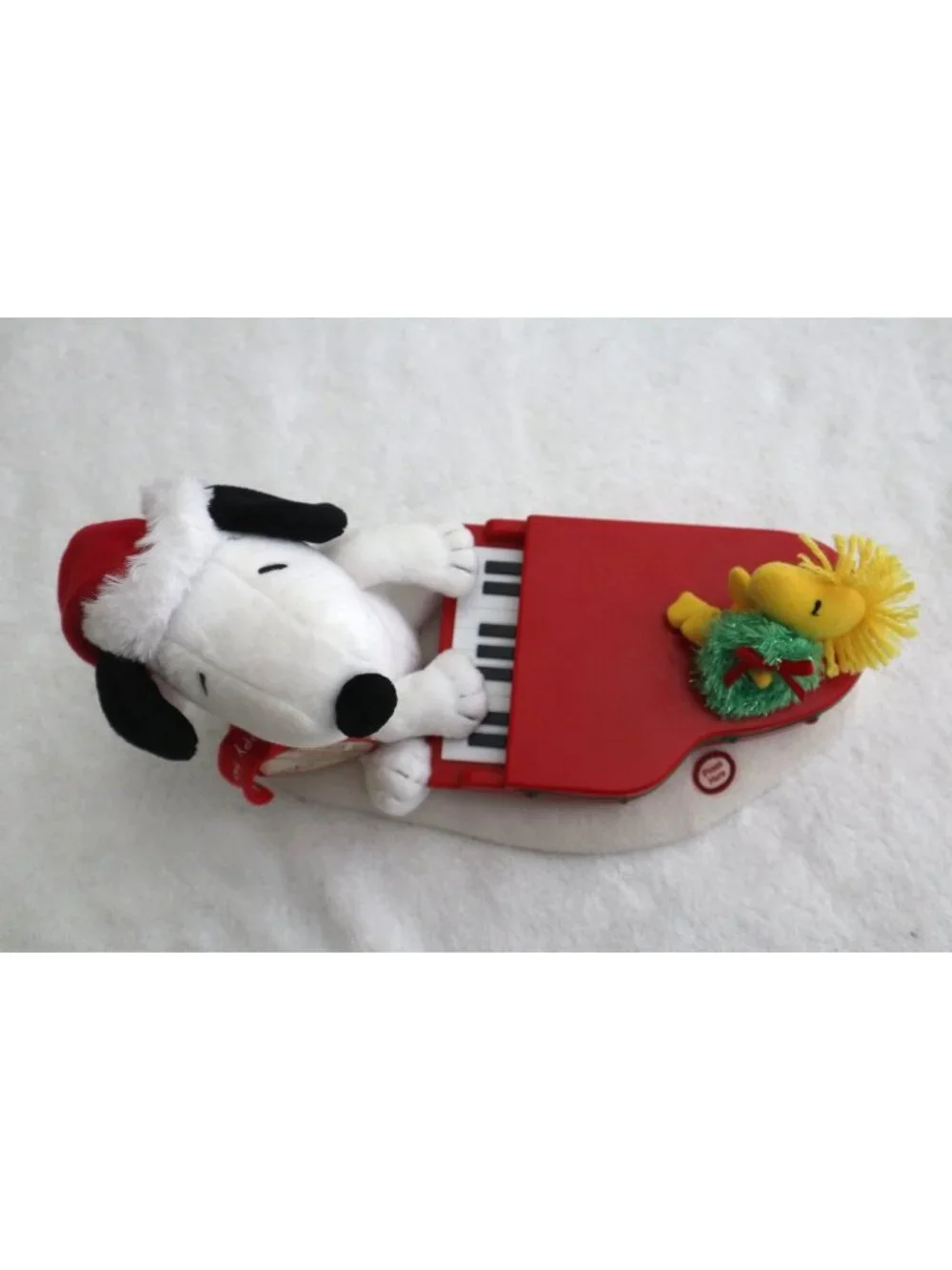 NWT Hallmark Swingin Snoopy Piano Woodstock Christmas Musical TESTED Plush